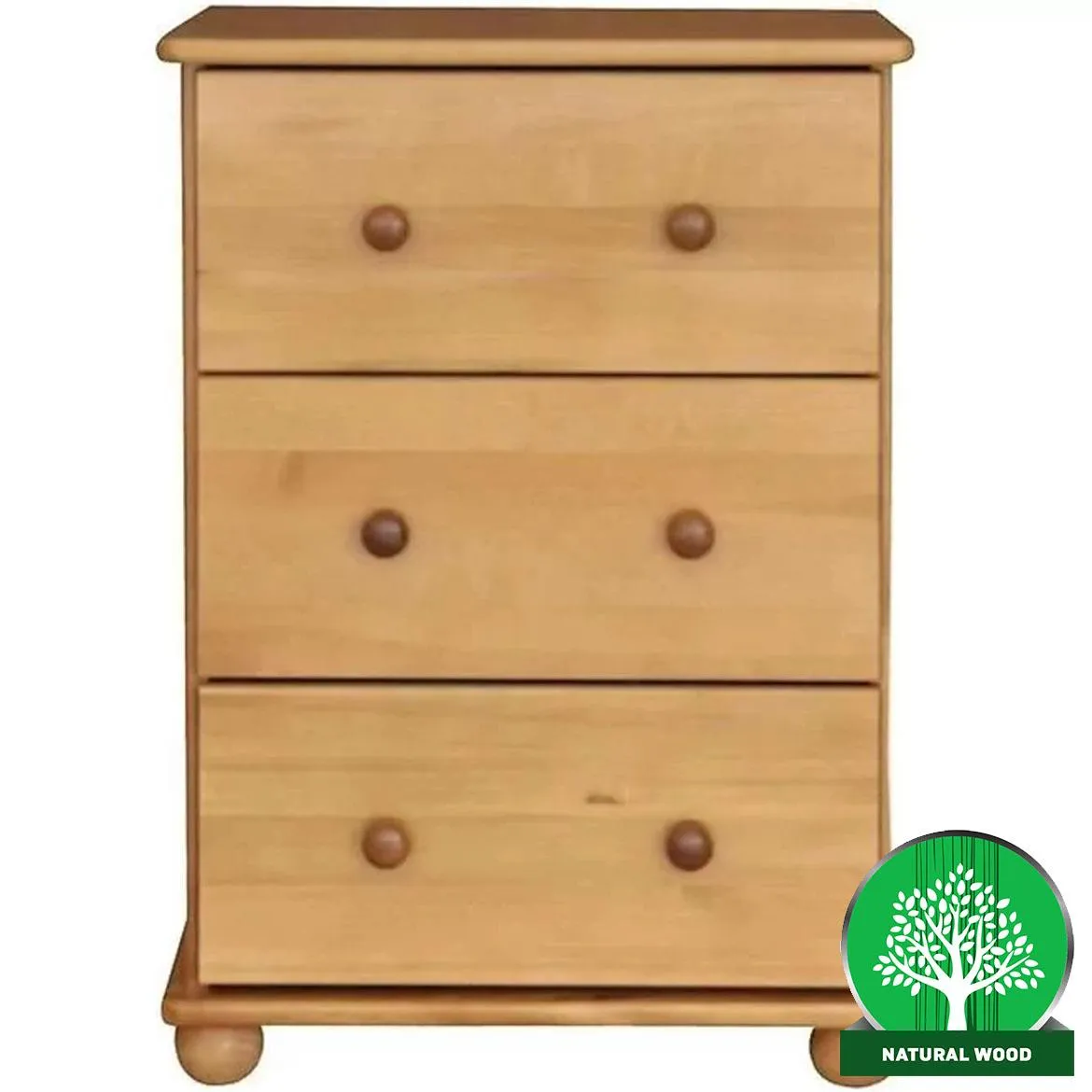 Fil komoda 3 fioke 60x40x78 cm natur