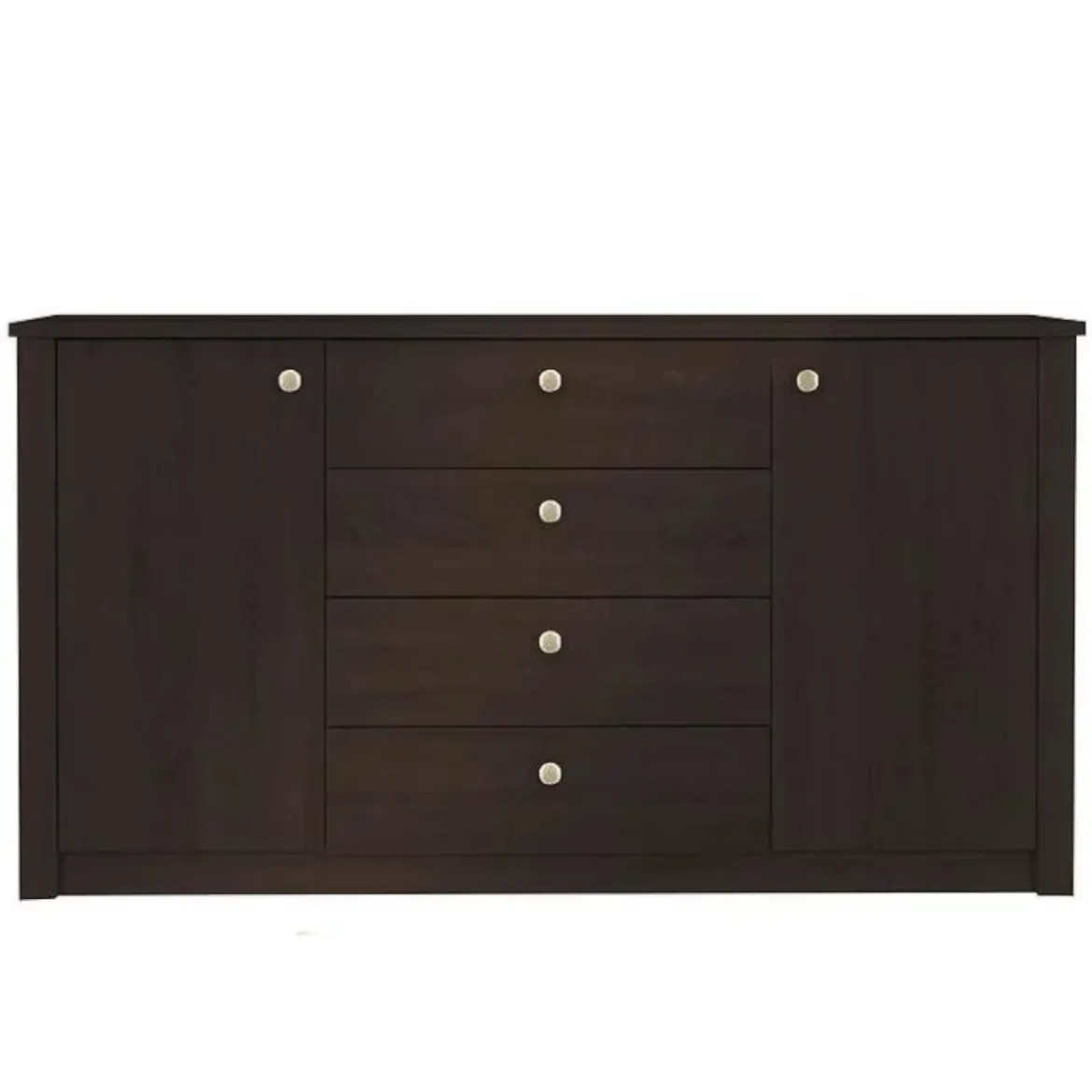 Finesse komoda 2 vrata+4 fioke 160x54x86 wenge