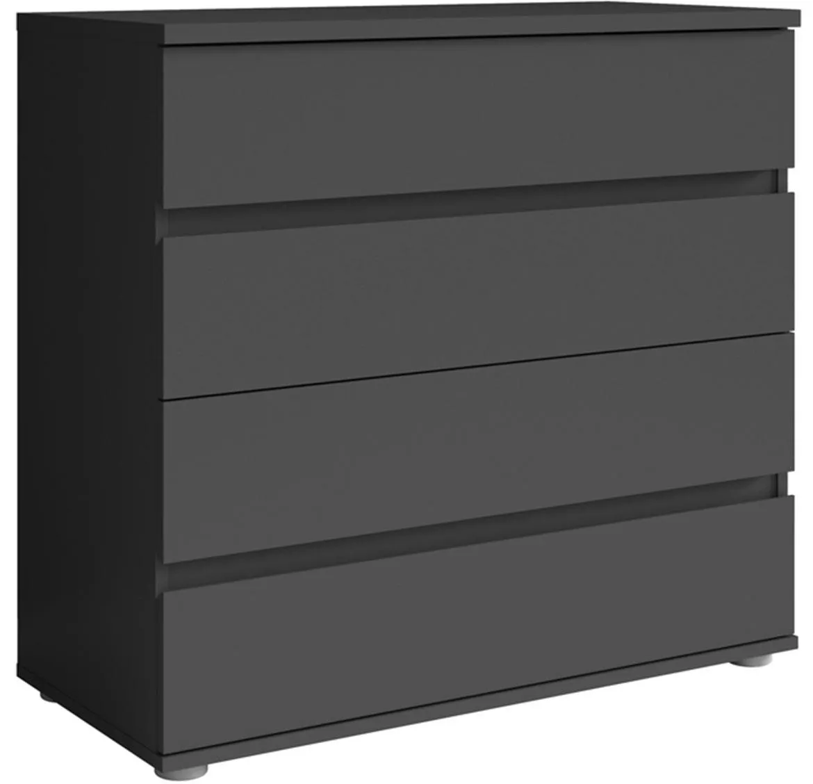 Fino 27 komoda 4 fioke 91,5x42x85 cm tamno siva