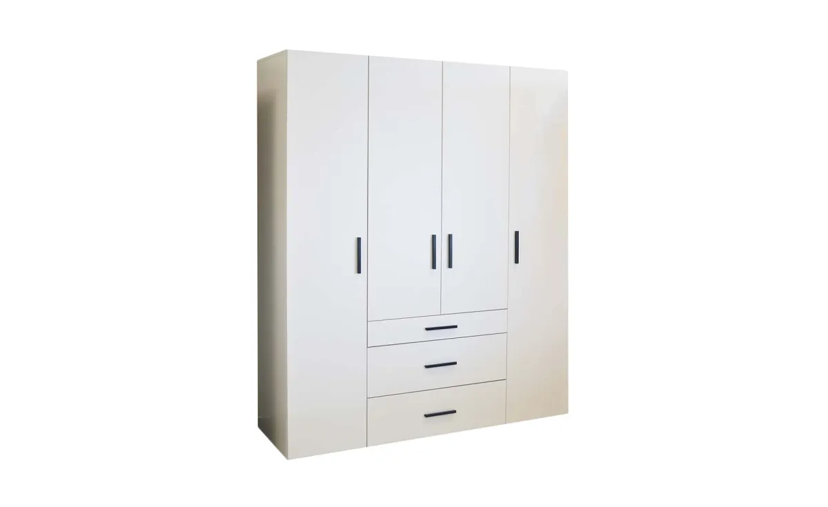 Fjord ormar 4 vrata+3 fioke 180x54x220  kašmir