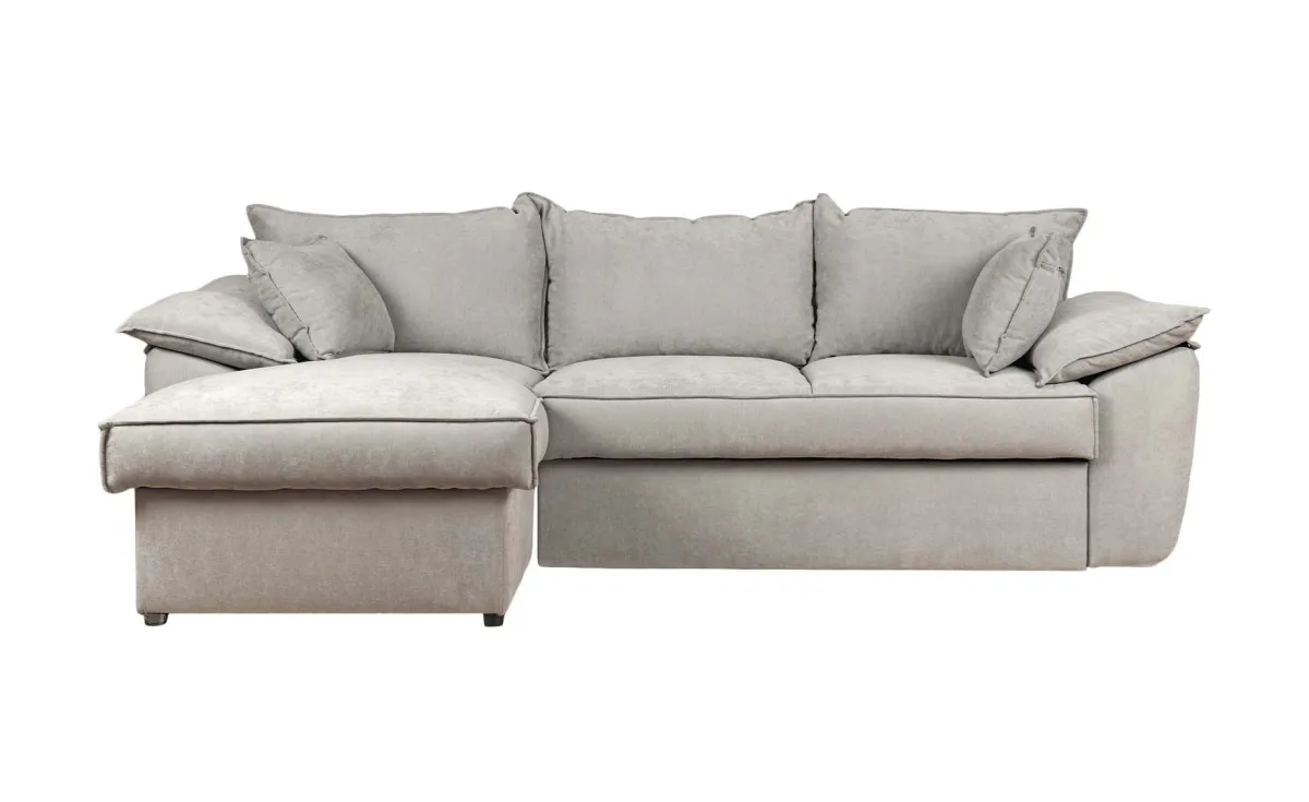 Fjord ugaona garnitura sa ležajem i prostorom za odlaganje 257x168x88 cm bež leva