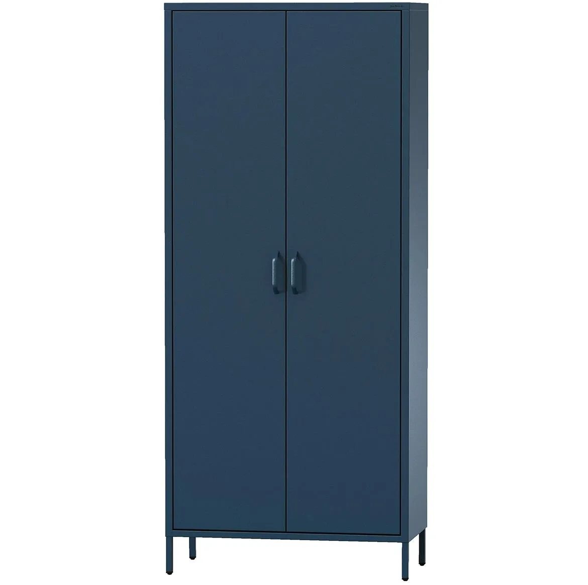 Flavio Moderna tamnoplava metalna garderoba 80x45x185