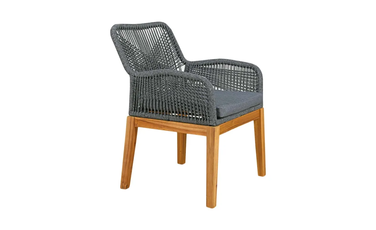 Florida stolica 66.5x57.5x83 cm tamno siva natur