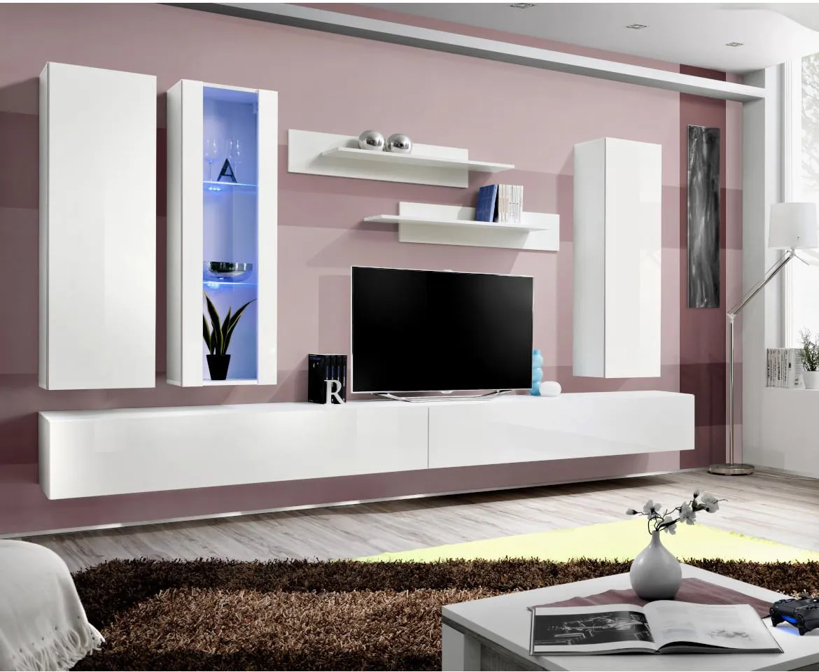 Fly E4 regal 320x40x156 cm beli