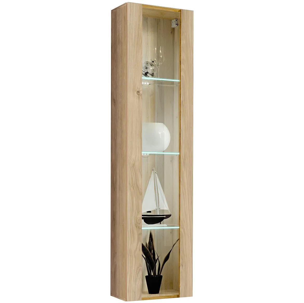 FLY HJ FY 41 vitrina  40x29x170 Hickory Jackson hrast