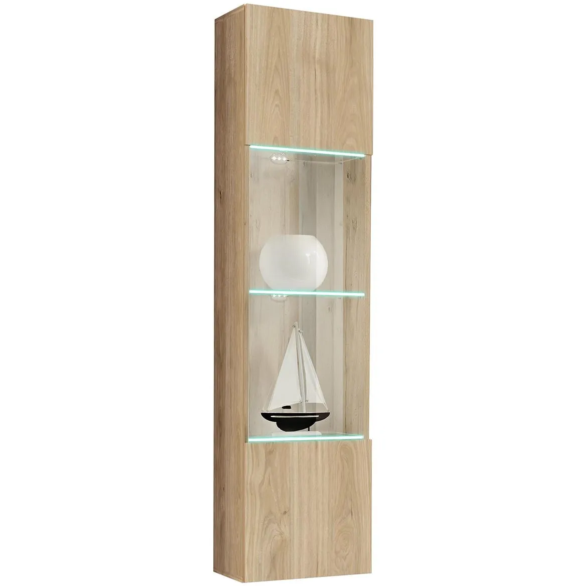 FLY HJ FY 42 vitrina 40x29x170 Hickory Jasckson hrast