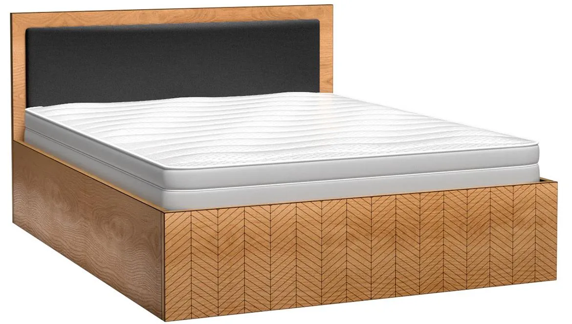 Fonti F12 krevet sa podnicom 167,3x209x100 cm natur