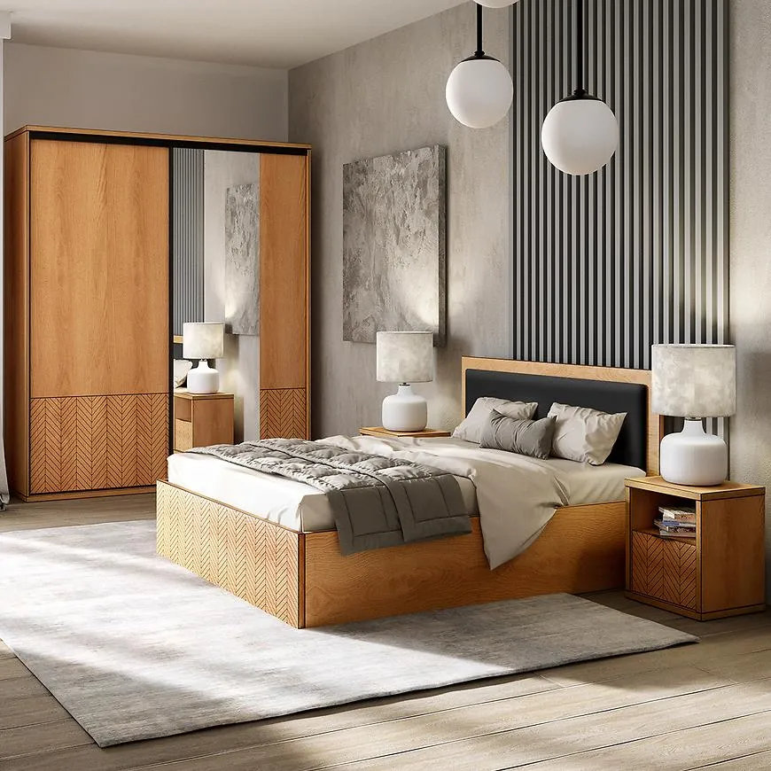 Fonti nocni ormaric 47x40.6x53 karamel hrast