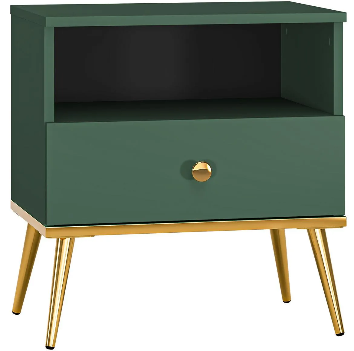 Forest 06 nocni ormaric 1 fioka+1 otvor 50x34x54 cm zeleni