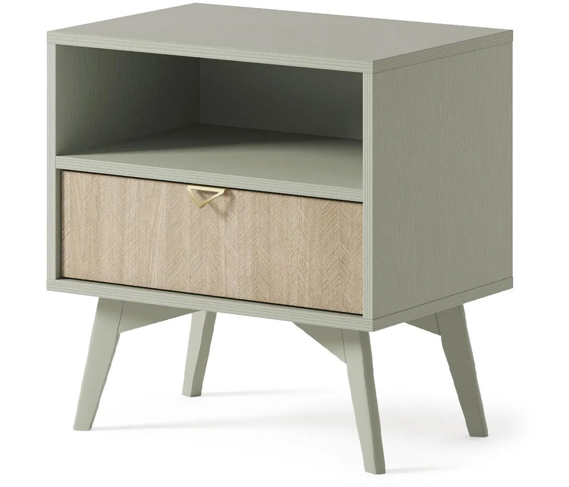 Forest S54 nocni ormaric 1 fioka+otvor 54x38x54 cm eukaliptus/natur