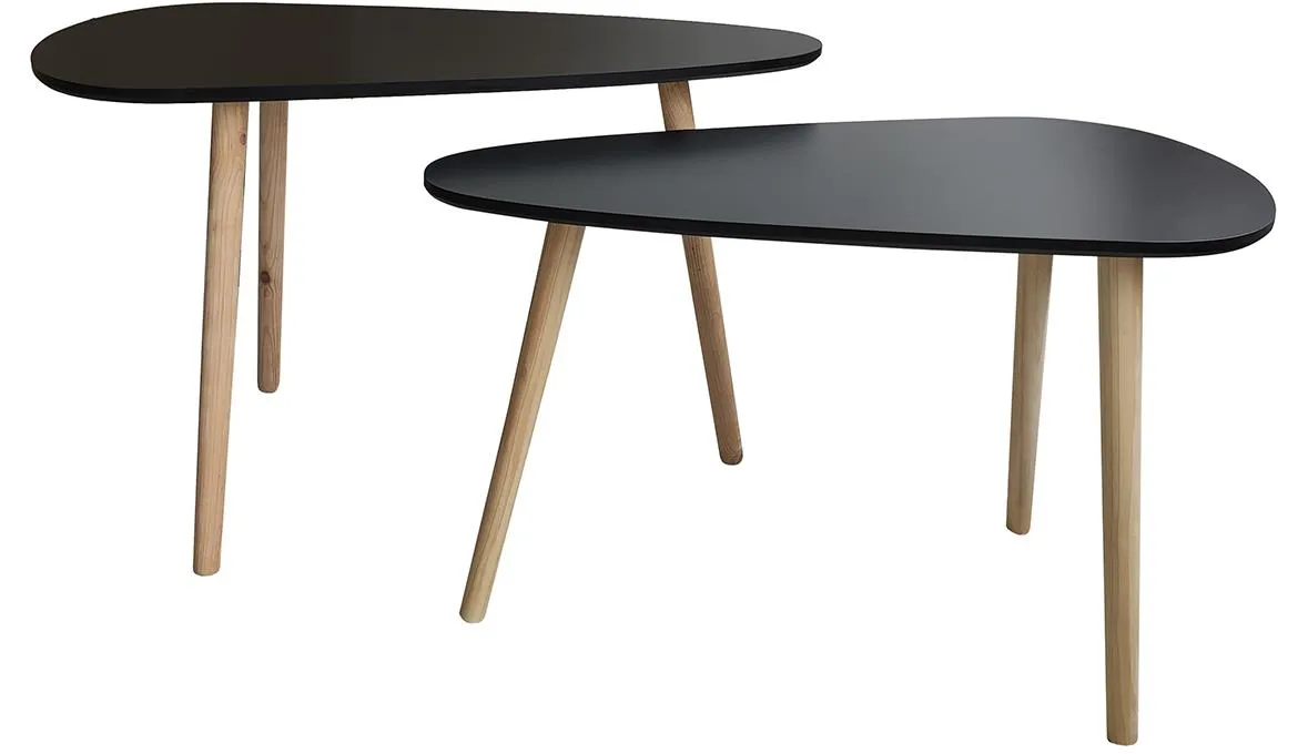 Frej set stocica 2/1 crni/natur