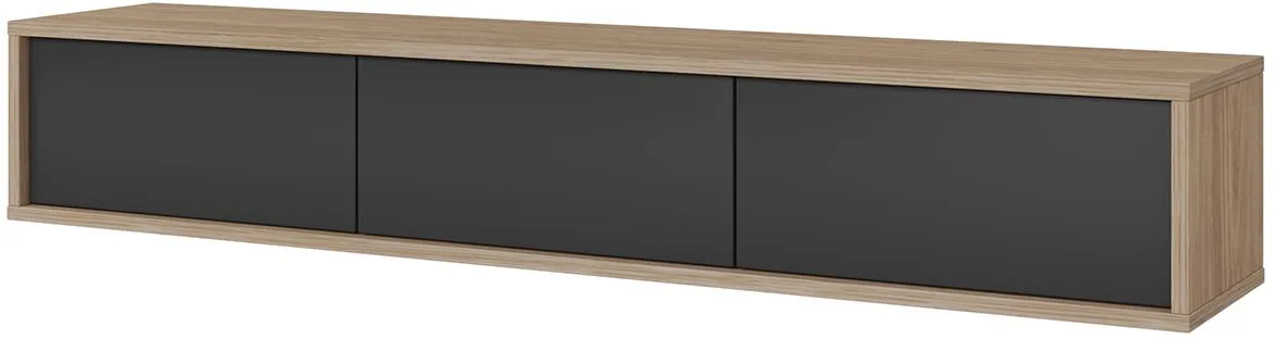 Frida 3k 38 TV komoda 3 vrata 180x36x32  hrast nauljeni/antracit
