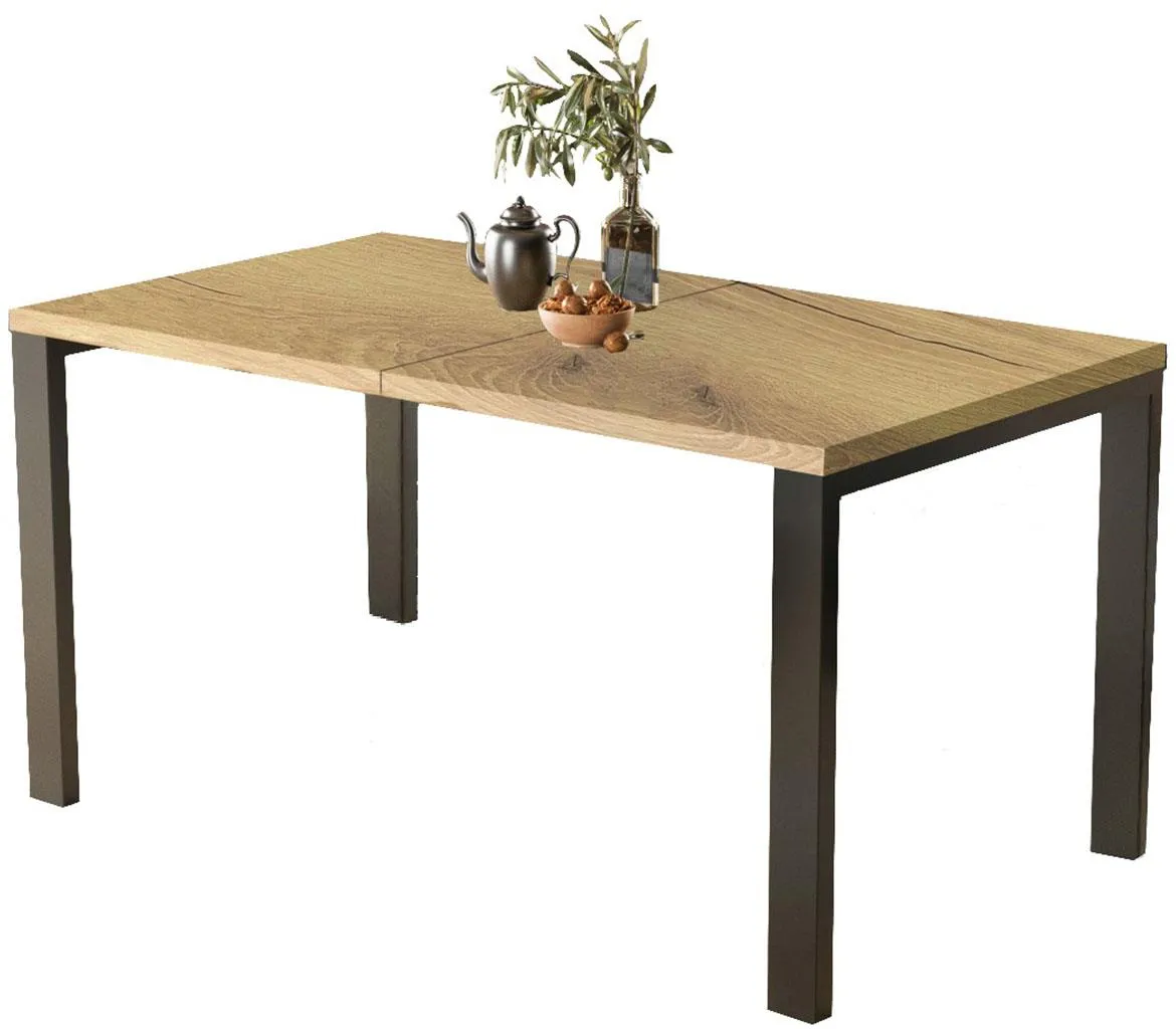 Garant-170 produživi sto 80 (170)x80x76 hrast natur