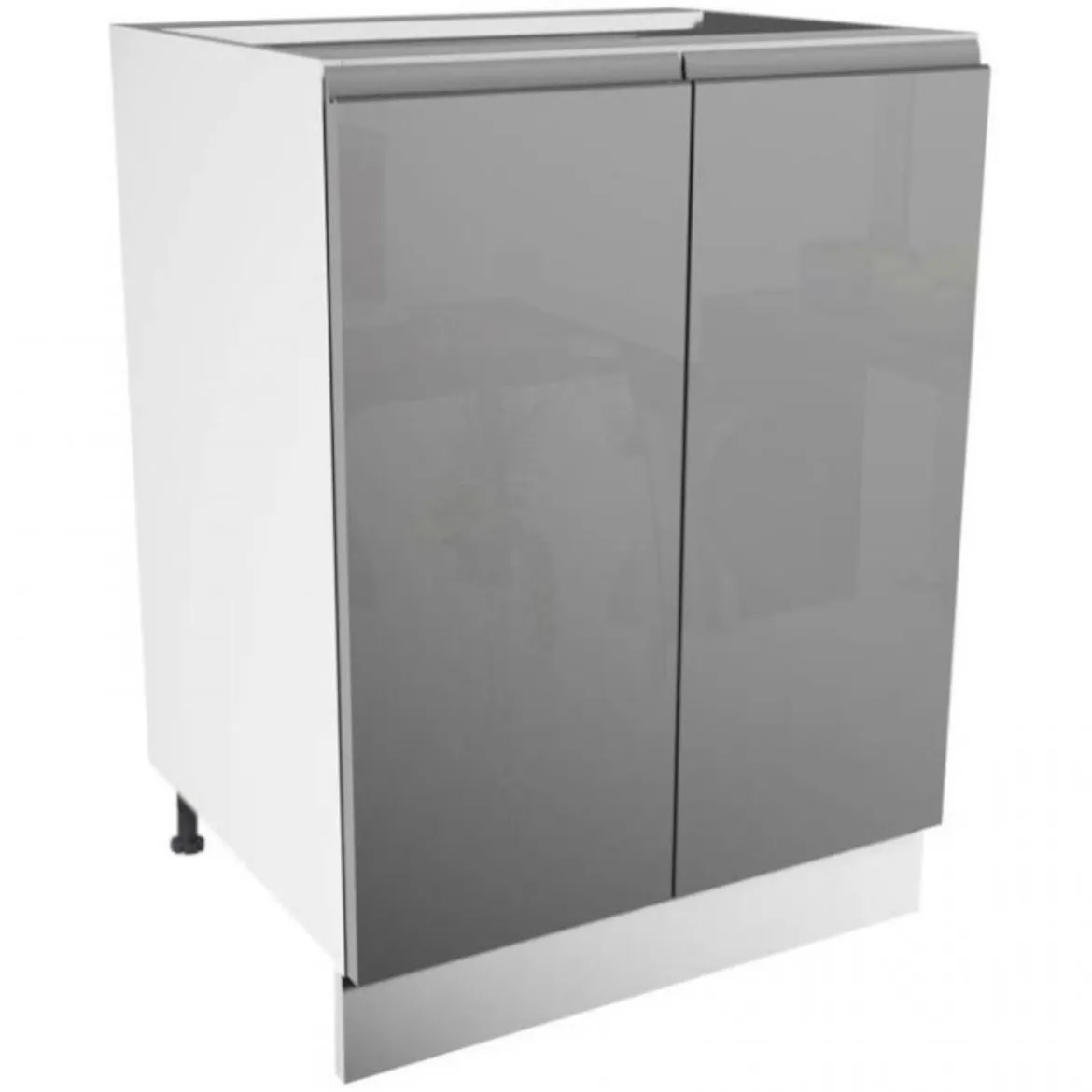 Garden D60 kuhinjski element 2 vrata 60x45x82 cm siva/bela