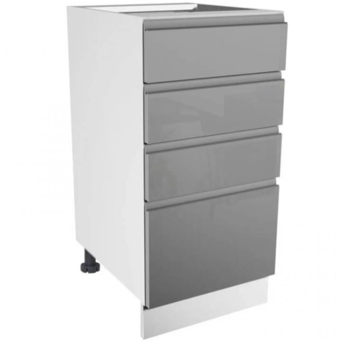 Gardena D40S4 kuhinjski element 4 fioke 40x45x82 cm sivo/bela