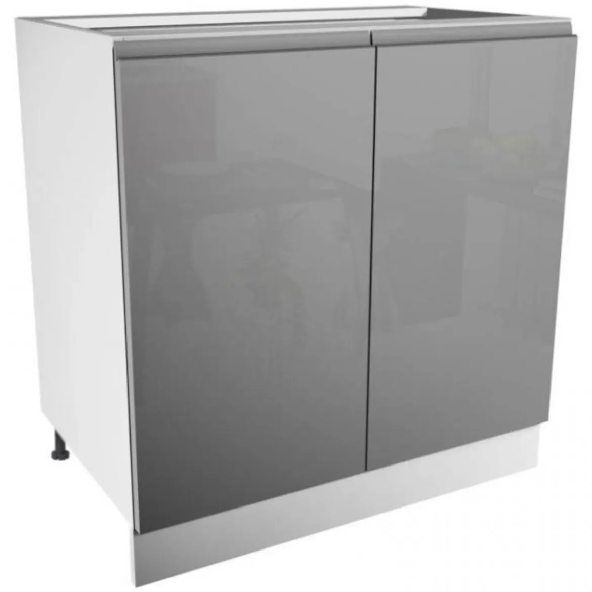 Gardena D80 kuhinjski element 2 vrata  80x45x82 cm siva/bela