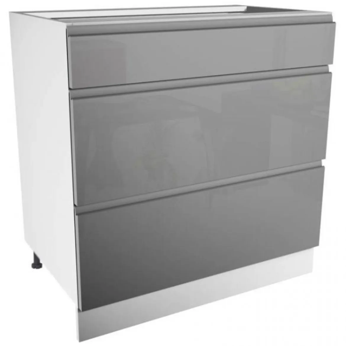 Gardena D80S3 kuhinjski element 3 fioke  80x45x82 cm siva/bela