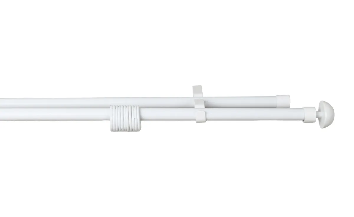 Garnišna Delta razvlačna dvostruka 120-210cm bela