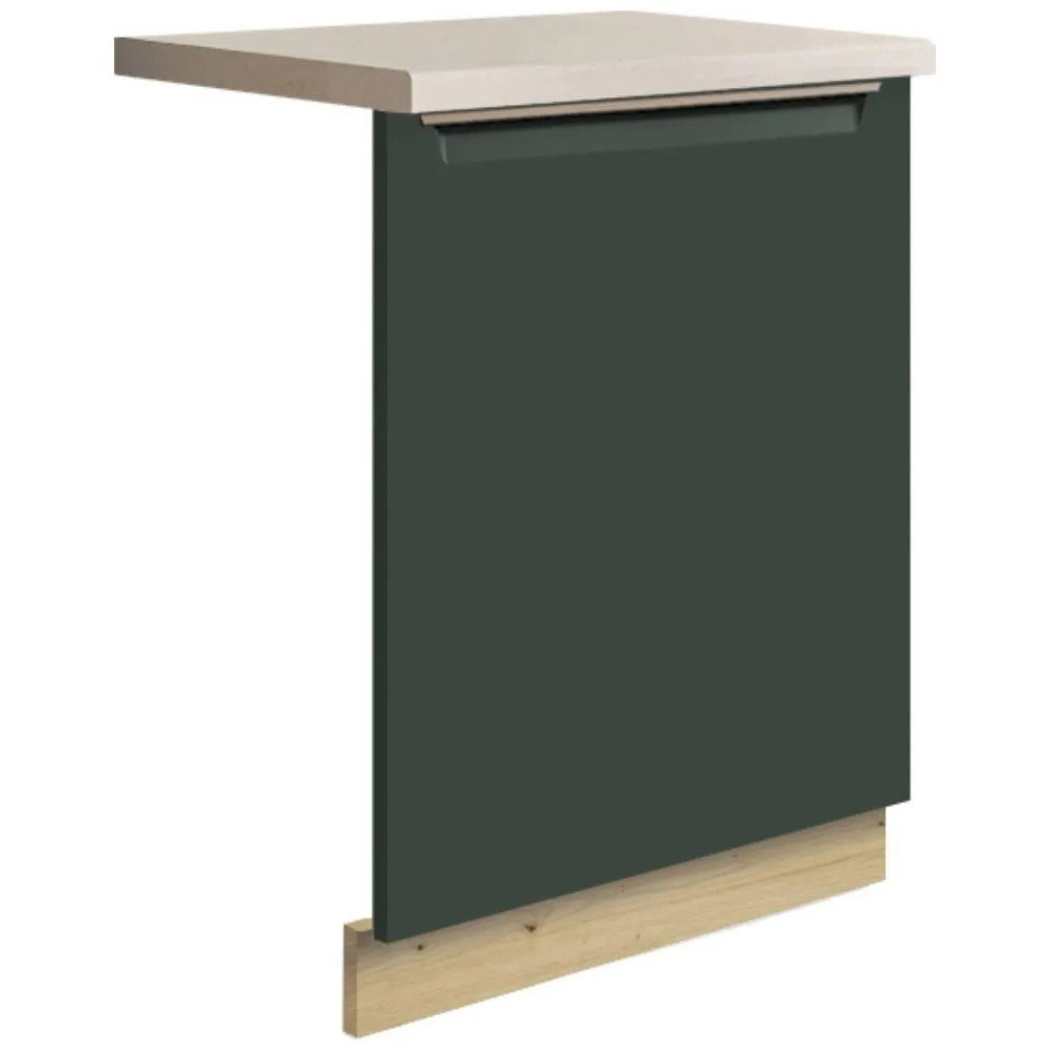 Glamour zm 60 kuhinjska fronta 60x1,6x82 cm zelena
