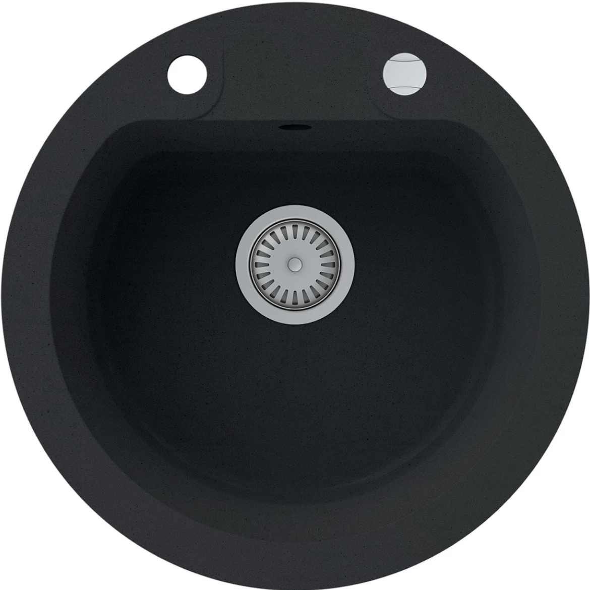 Granitna sudopera  510x510 Crna