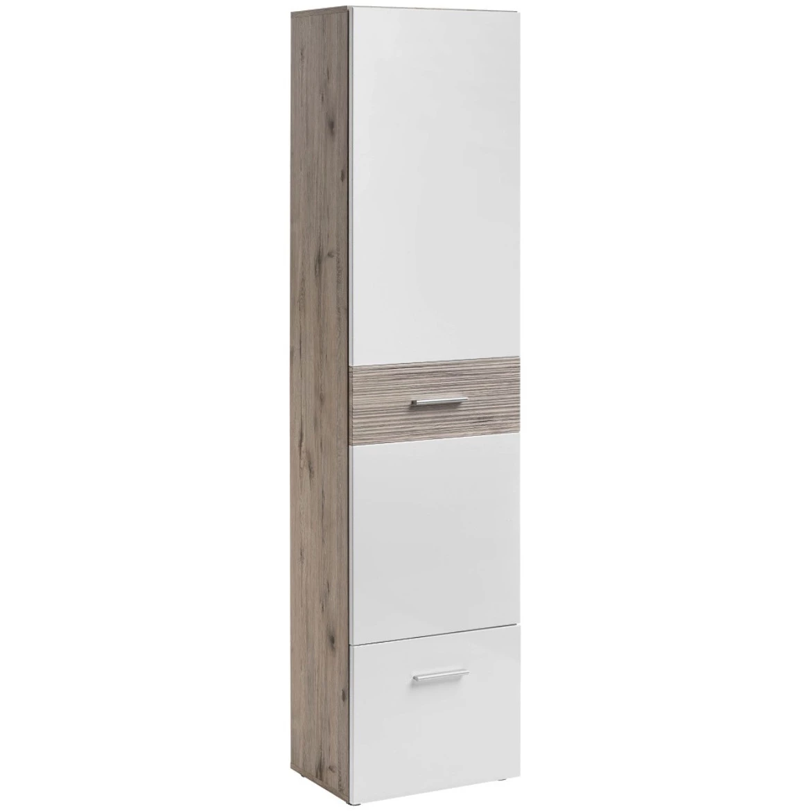 Gustavo ormar 2 vrata 50x35x200 cm hrast/beli