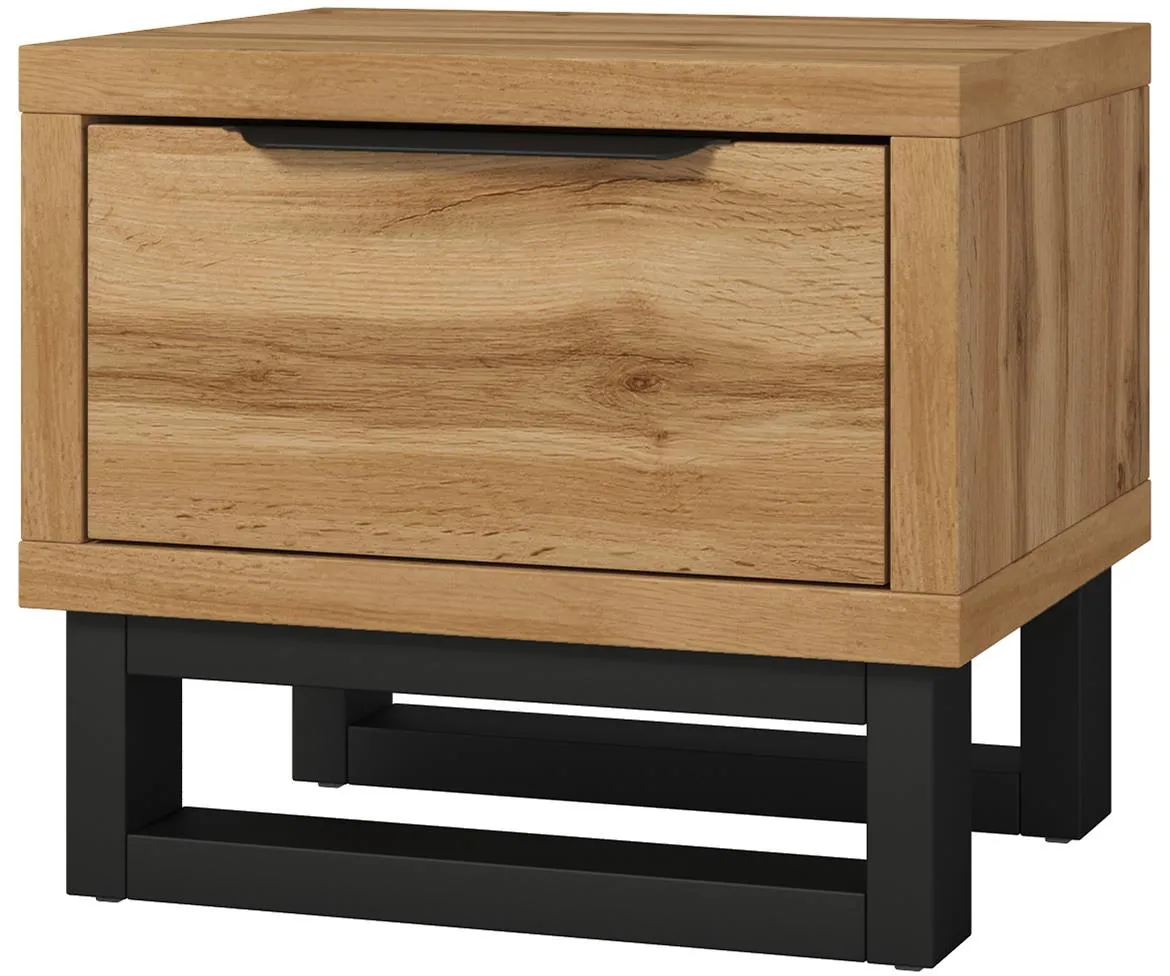 Halle S 22 1s nocnik 1fioka 55x45x49 wotan hrast