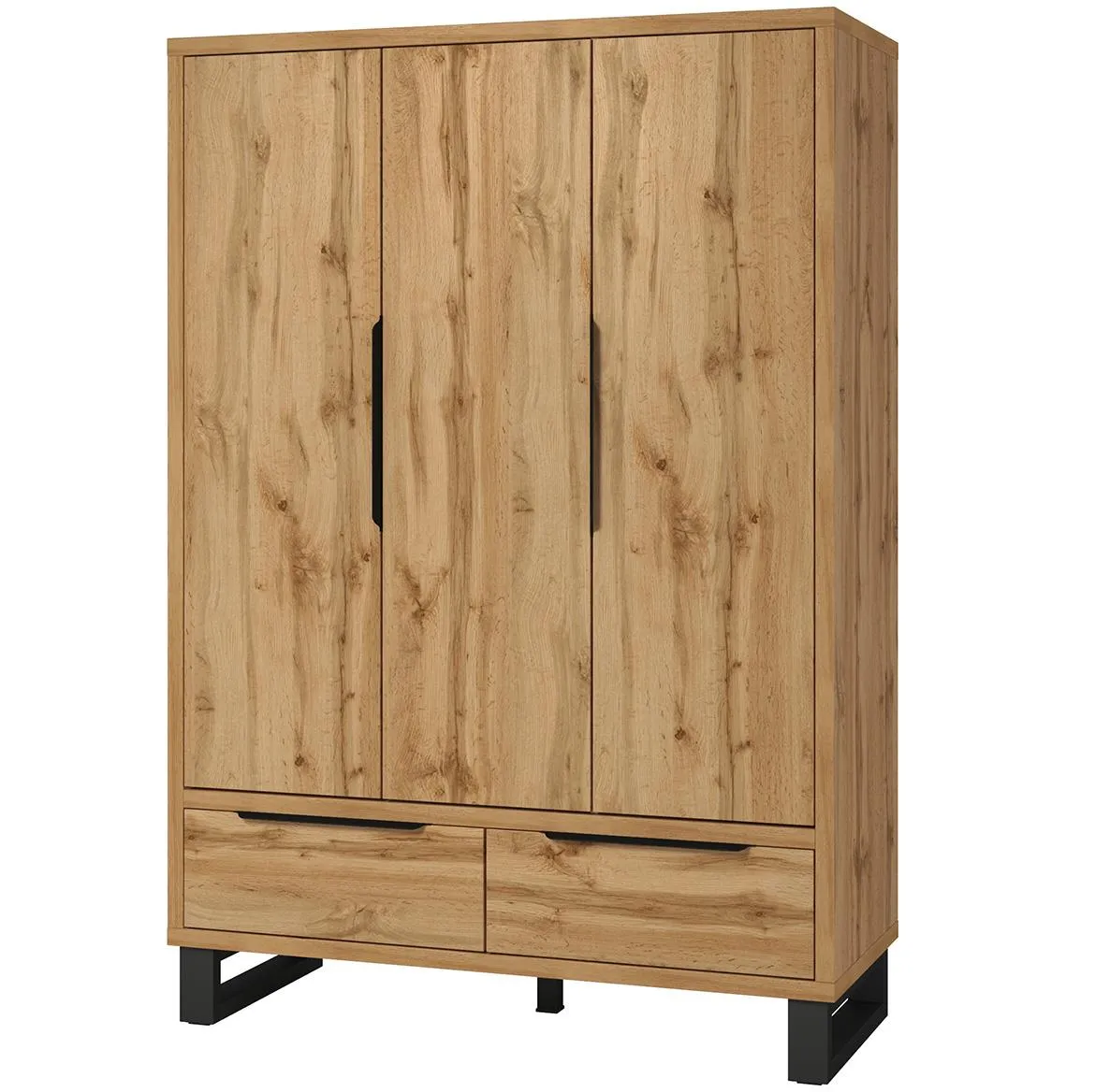 Halle S19 3d2s ormar 3vrata 2fioke 145x60x210 wotan hrast