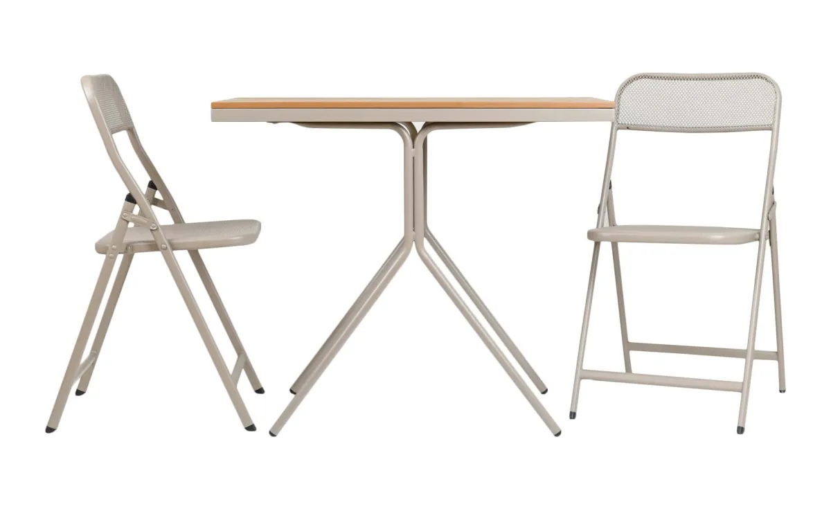 Hanah set sto + 2 preklopne stolice
