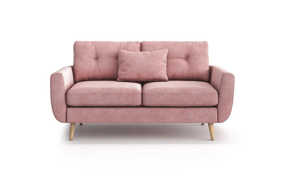 Harris dvosed 162x91x86 cm roze