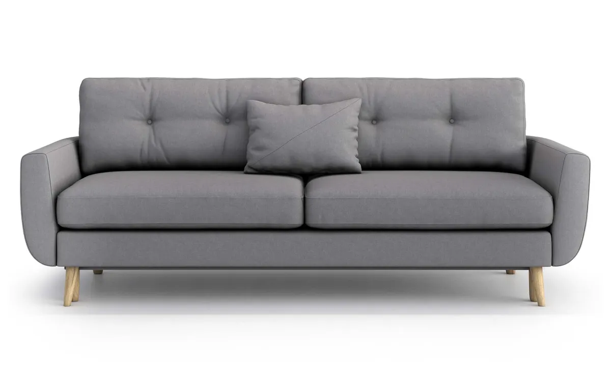 Harris trosed sa ležajem sivi 232x95x86 cm