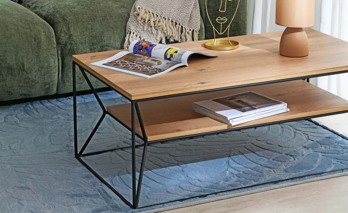 Harrison klub sto 1 polica 110x60x42cm