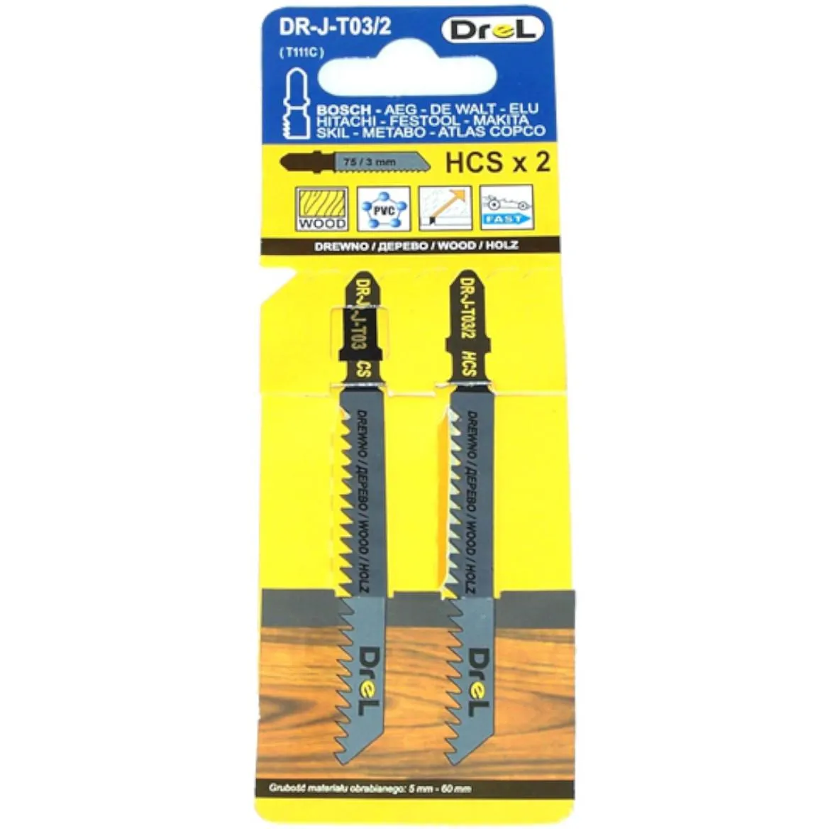 HCS / SK5 3/100 DR-J-T03 / 2 list pile