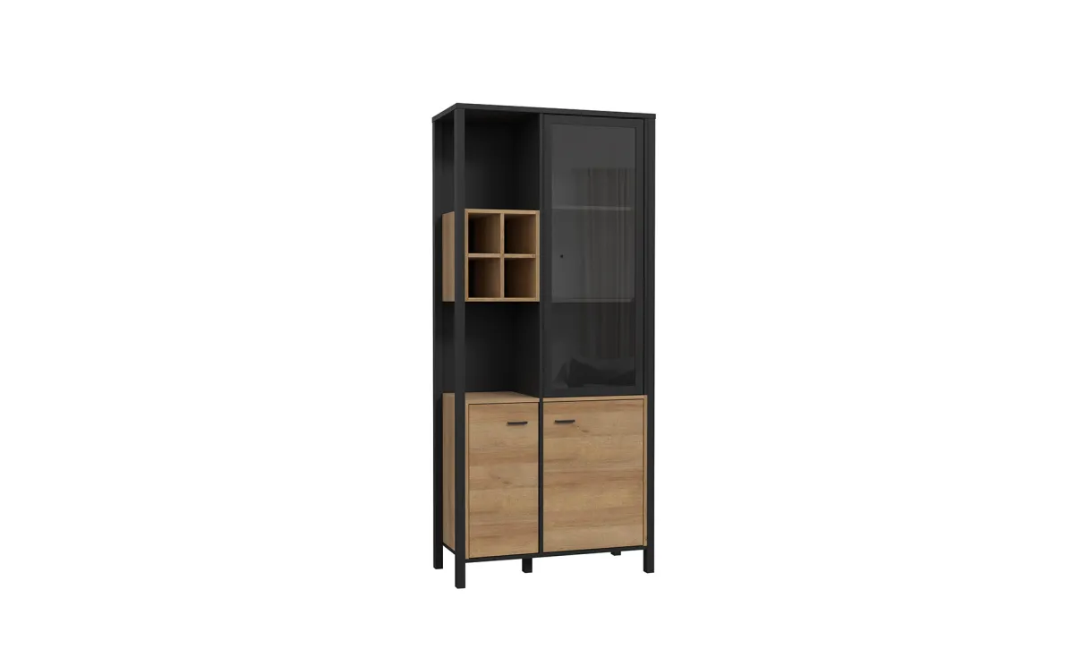 High Rock vitrina 3 vrata+6 otvora 86x40x194 cm