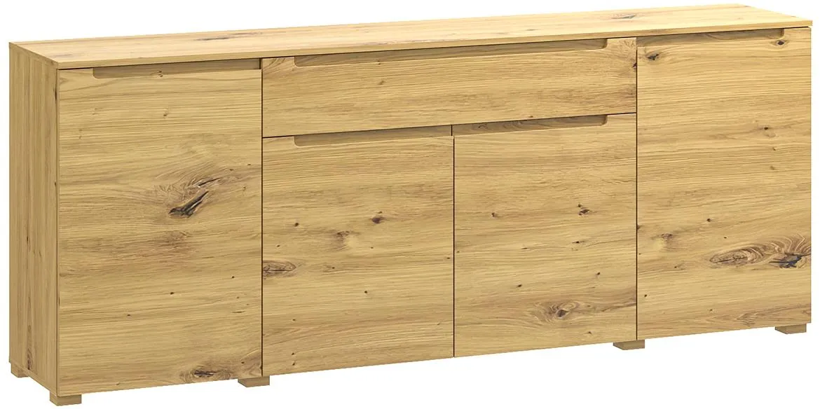 Hill 05 komoda 4 vrata 1 fioka 200x40x80 cm artisan