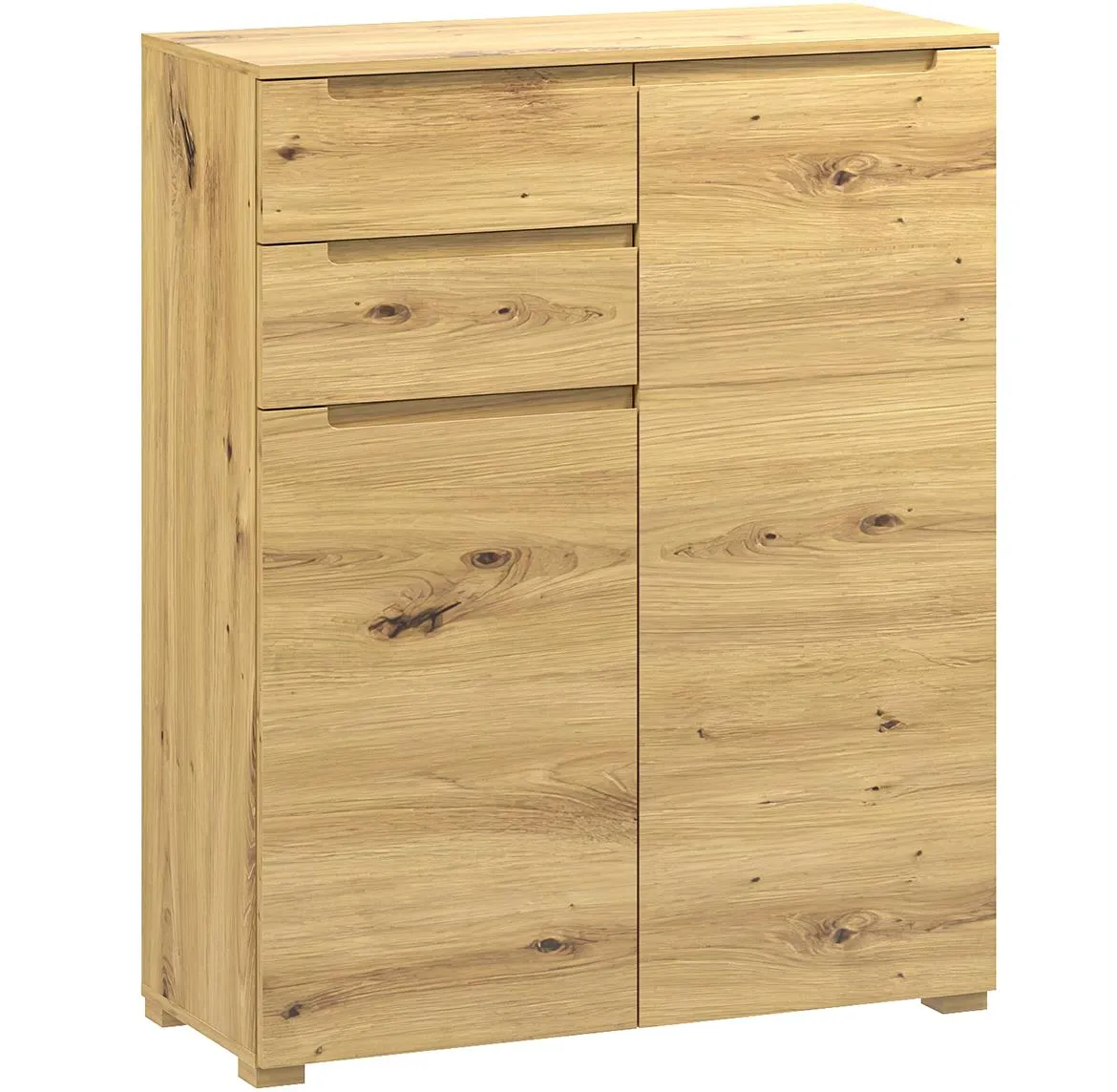 Hill komoda 2 vrata 2 fioke 94,9x40x117,8 cm artisan