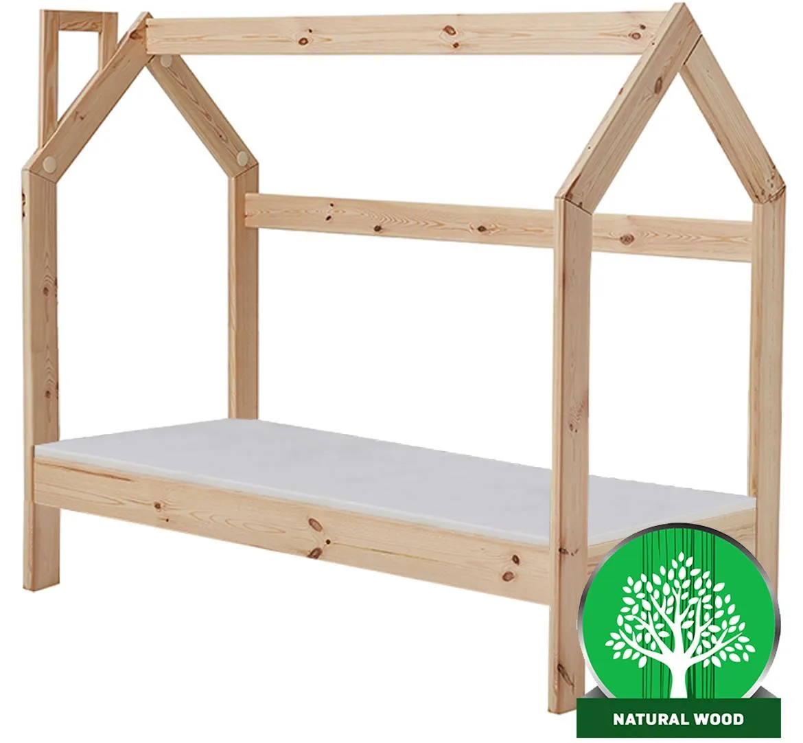 Home decji krevet 77x166x141 cm natur