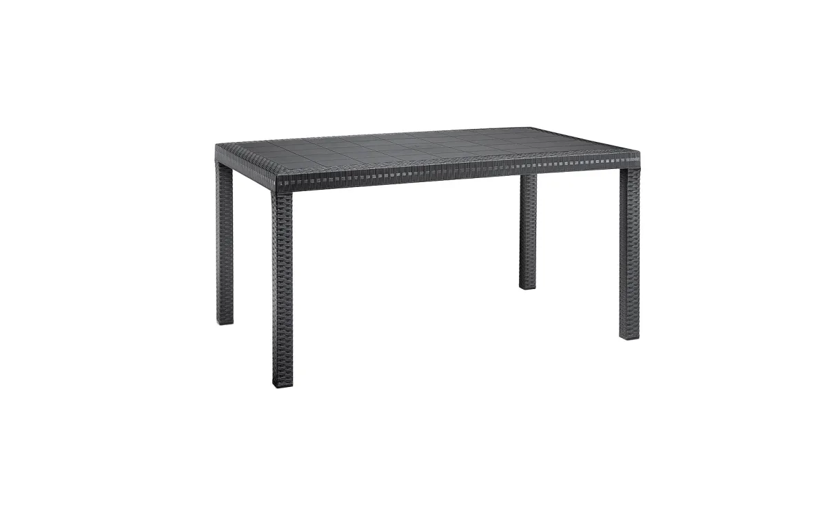 Houston sto 150x90x74 cm sivi