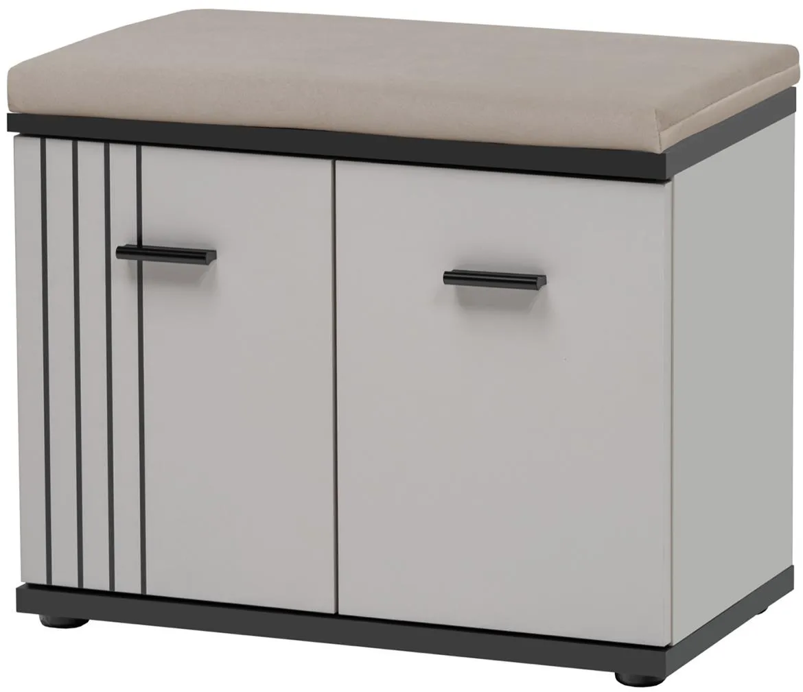 Hugo Cc Hg F+P2 ormaric za cipele/klupa 60x32x50 kašmir bež/crna