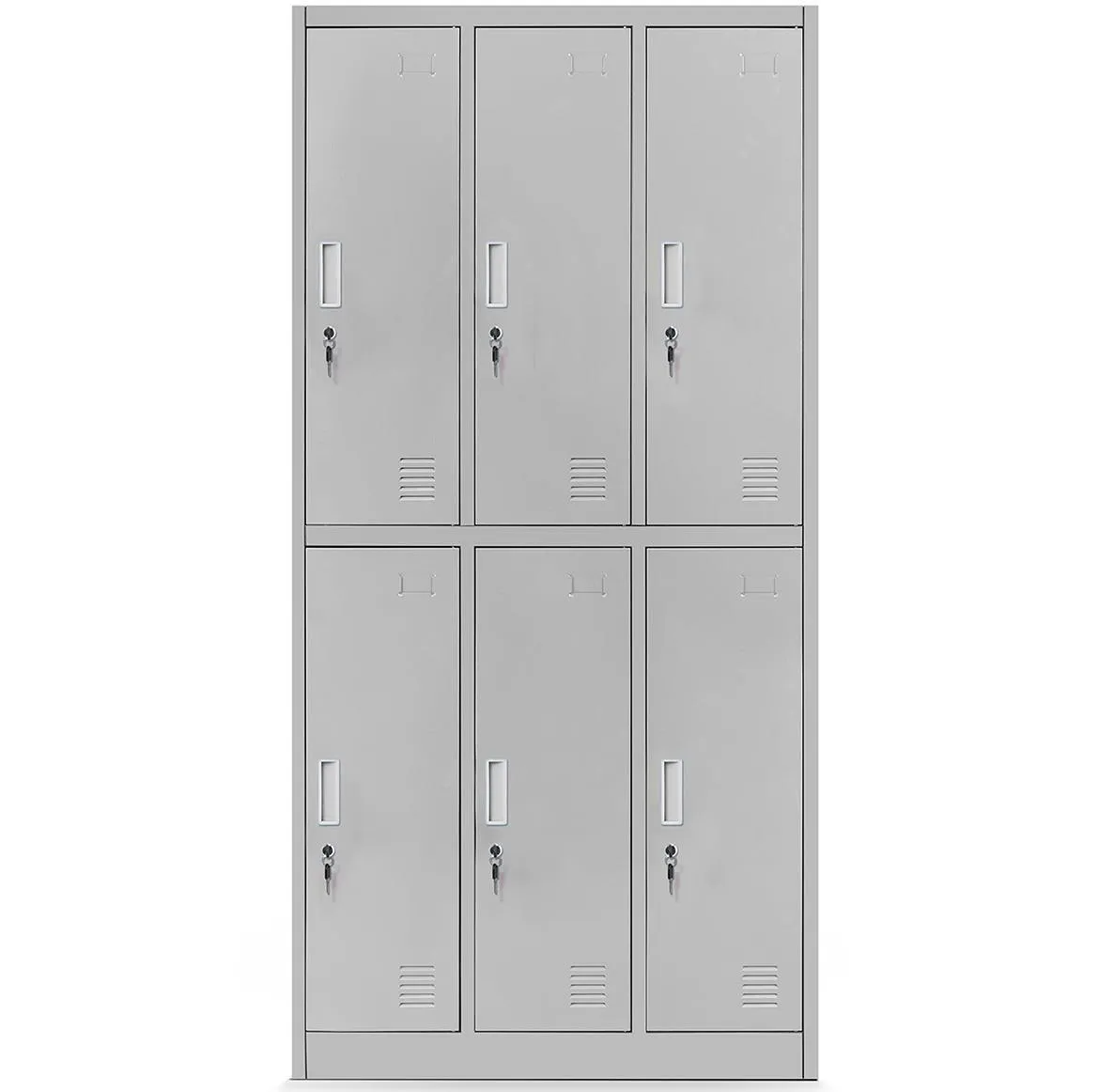 Igor garderober, metalni, sivi 90x45x185