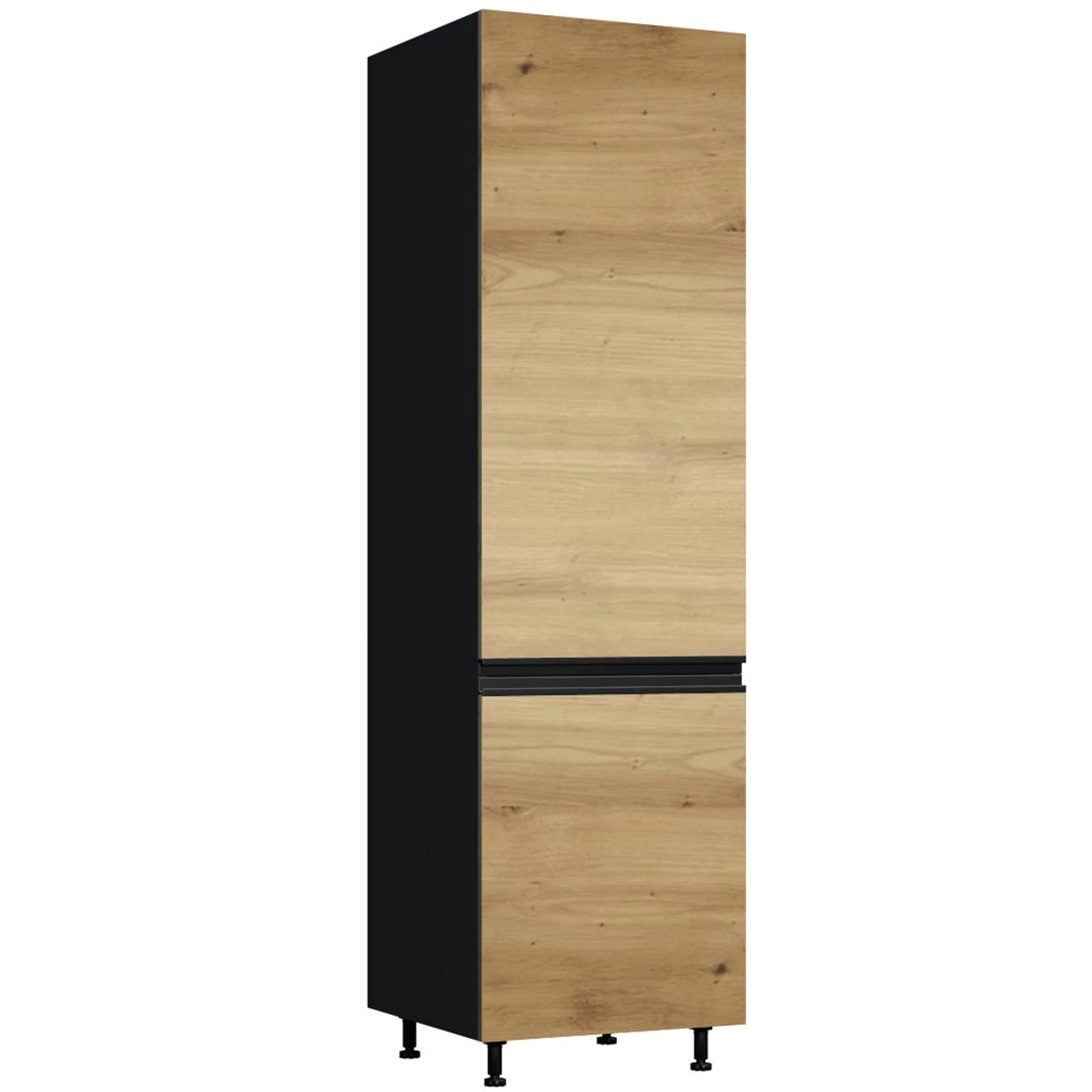 Industry D60  ormar 2vrata 60x58x214 crni/artisan