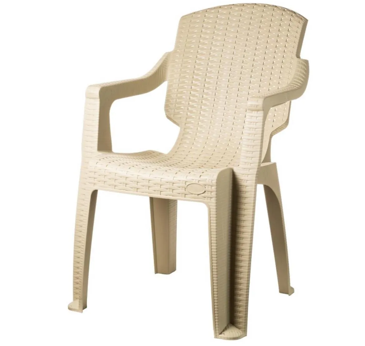 Infinitty plasticna stolica 55x62x84 cm bež