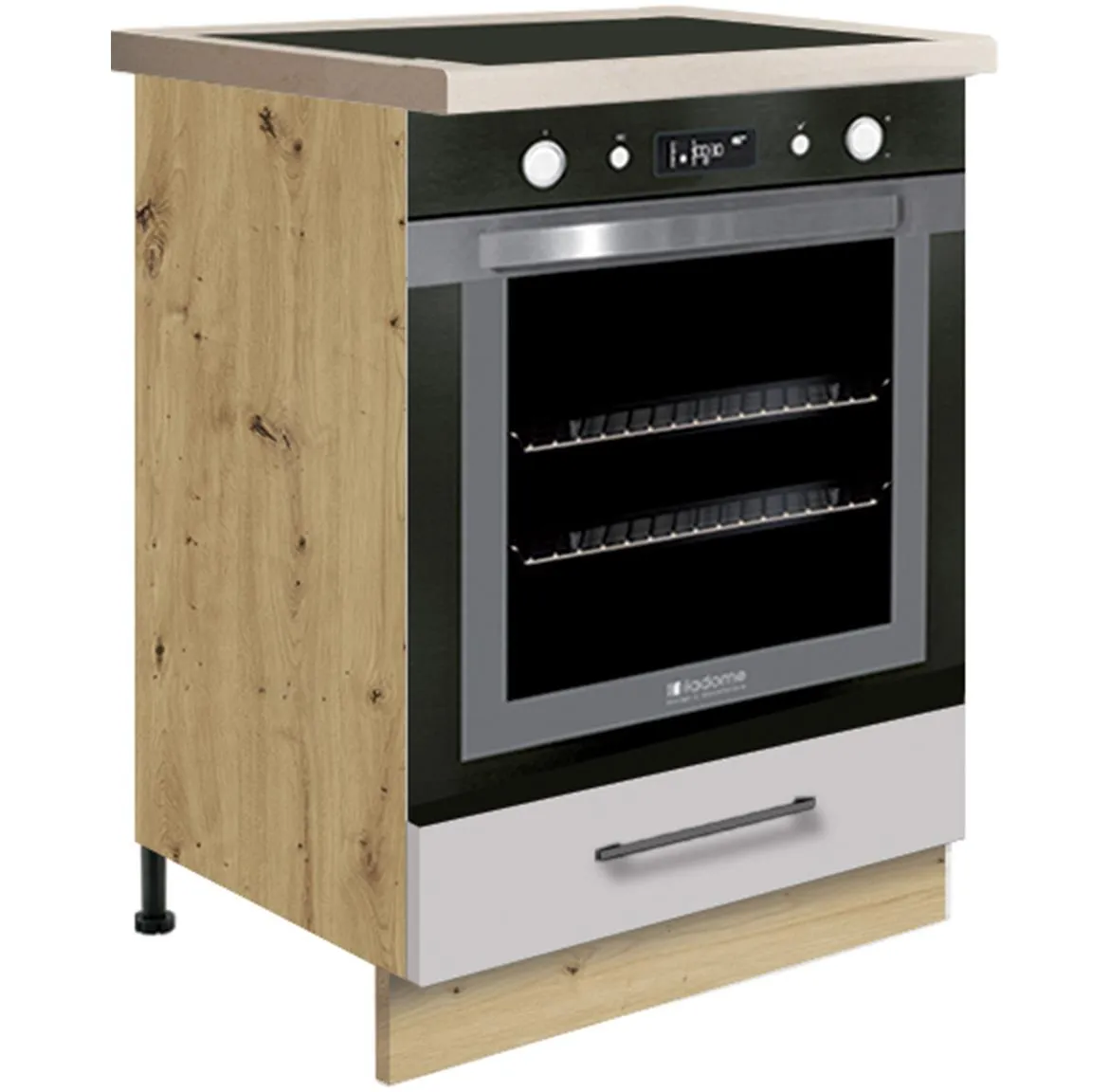 Infinity 17D kuhinjski element za pecnicu 60x51x82 cm latte/natur