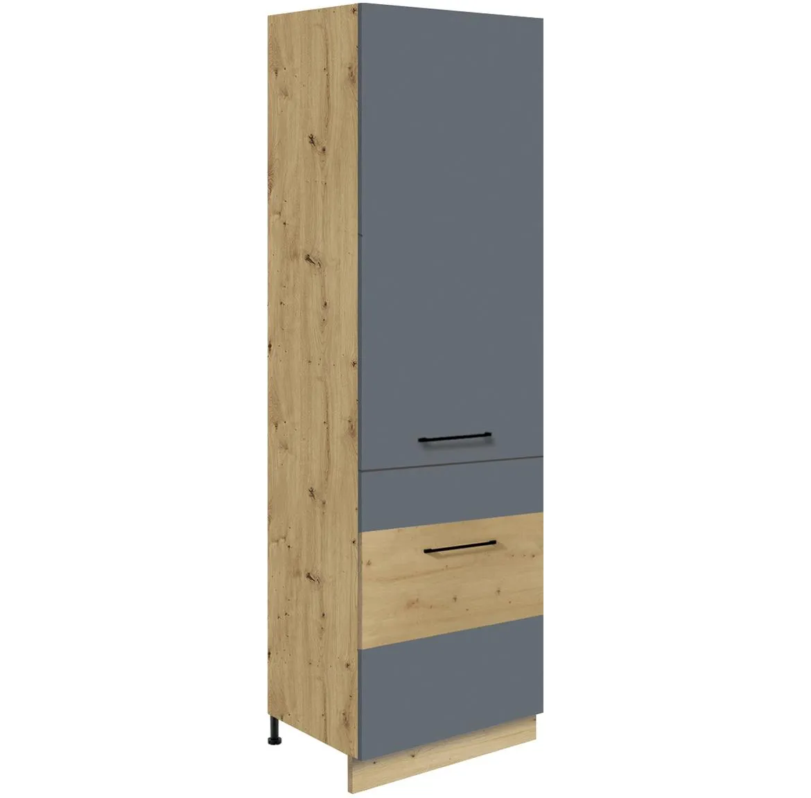 Infinity 21D kuhinjski element 2 vrata 60x58x211 cm siva/hrast