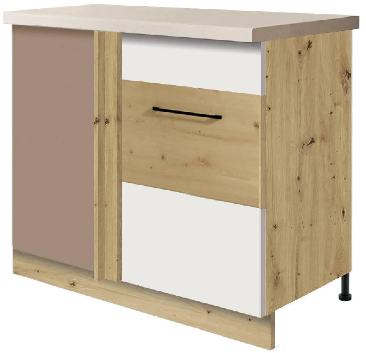 Infinity 25D P kuhinjski element 1 vrata 110x60x82 cm hrast/hrast