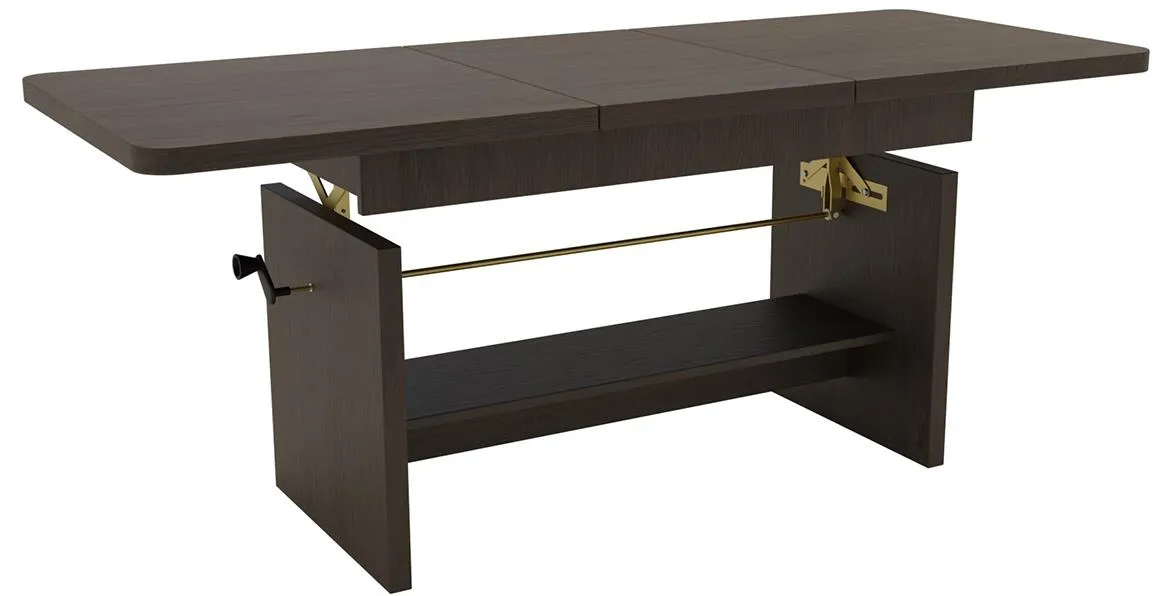 Janek klub sto 156x62x70 cm tamni jasen