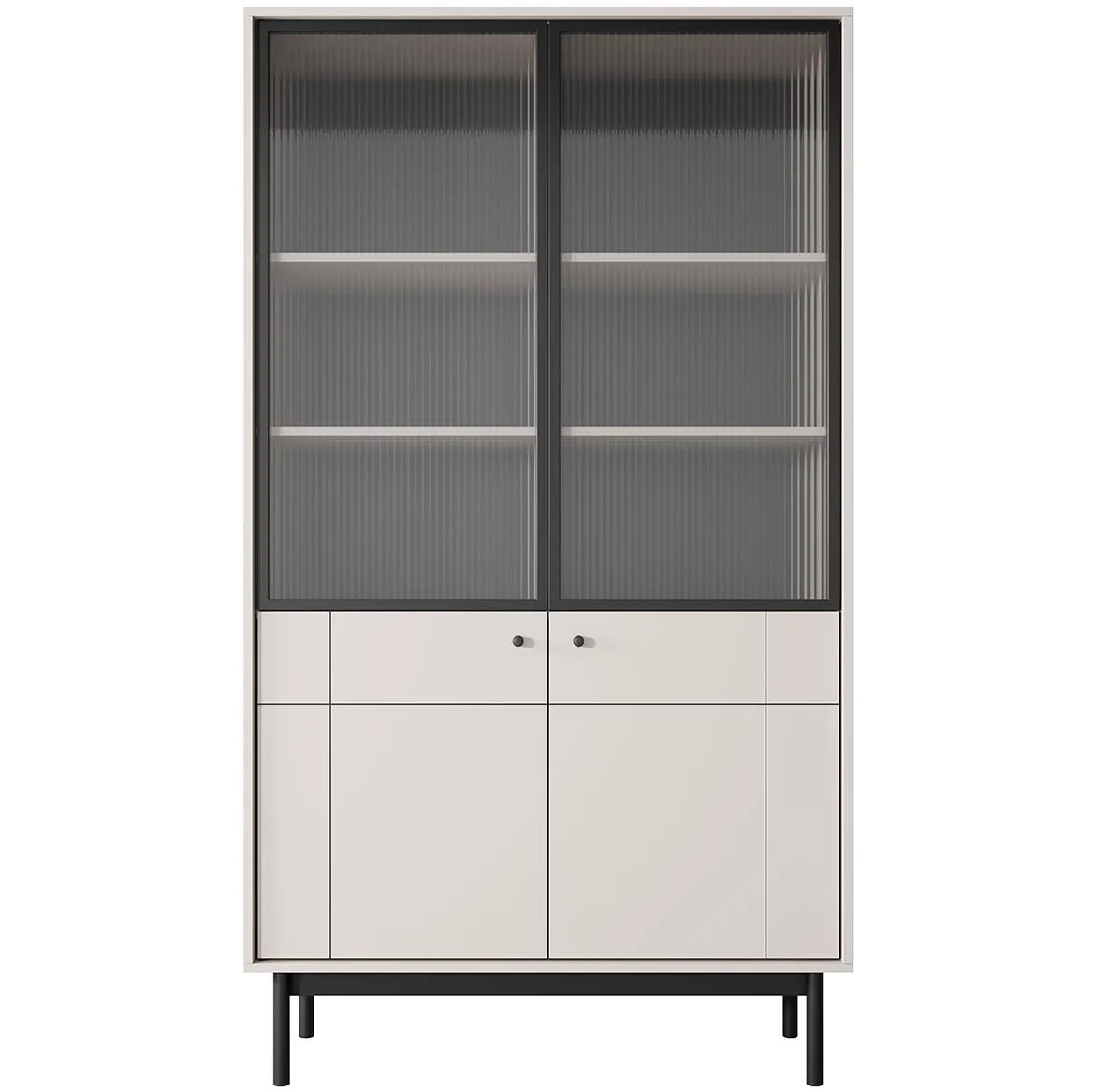 Japandi WT104 vitrina 103,4x39x184,6 kašmir bež