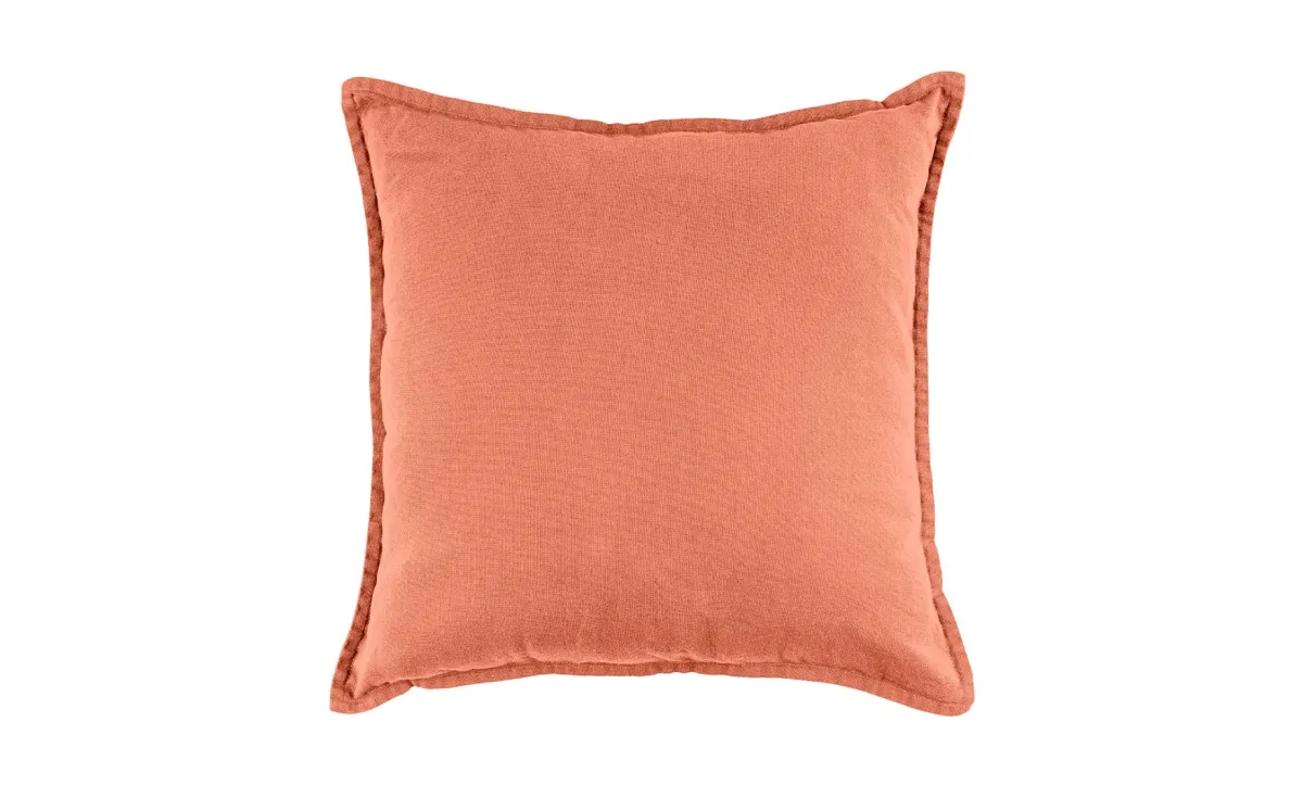 Jastuk Stonewash 45x45cm narandžasti