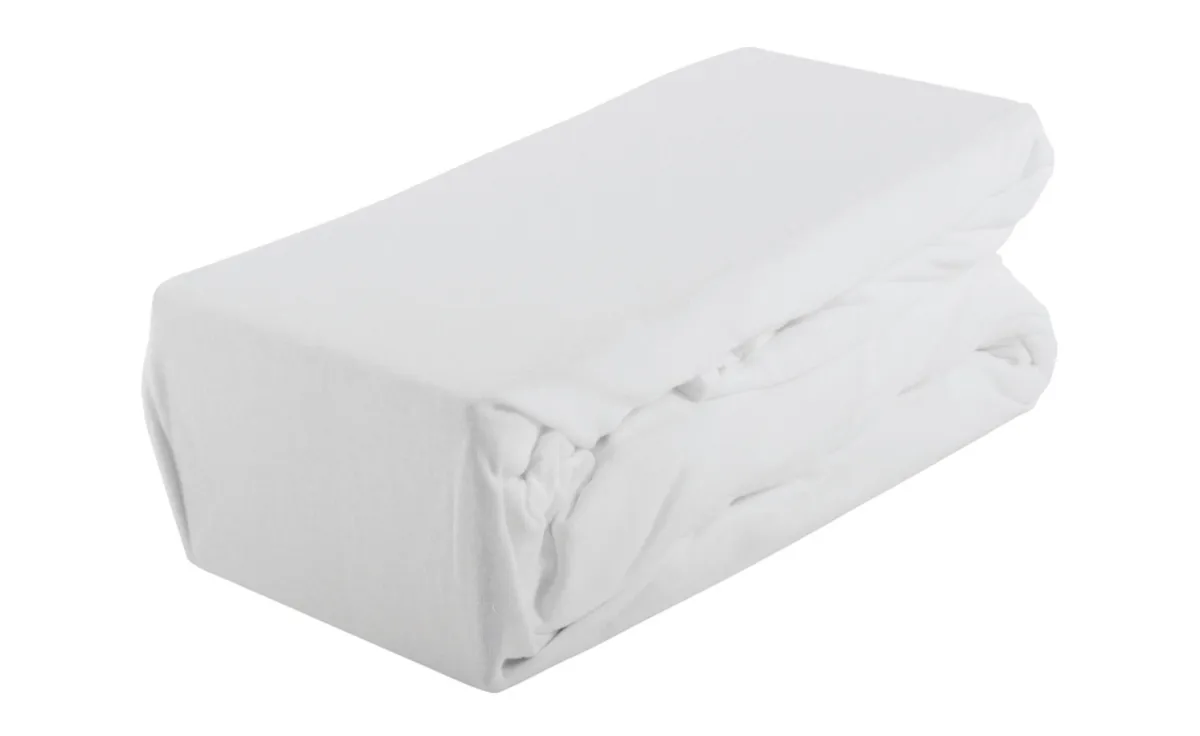 Jersey čaršav beli 90x200cm