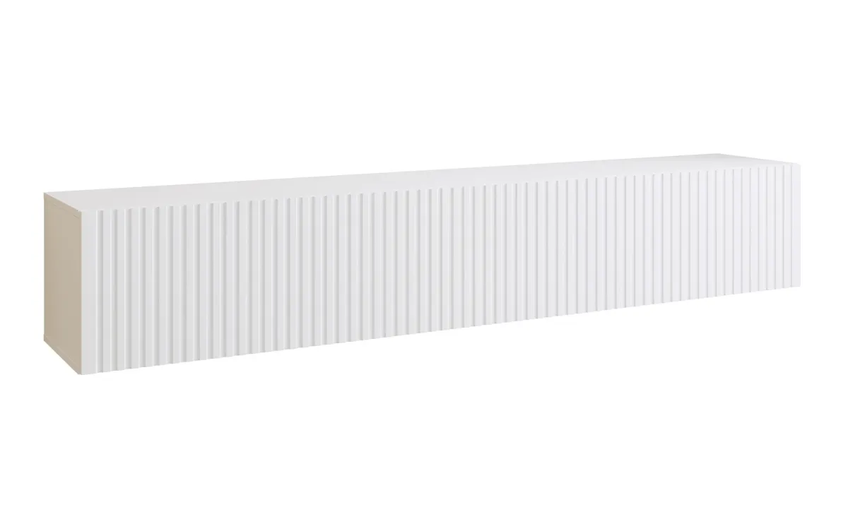Joy tv komoda 1 vrata 200x38x35 cm mat bela