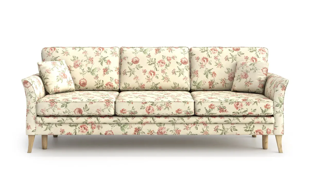 Juliett trosed sa ležajem cvetni uzorak 223x112x95cm